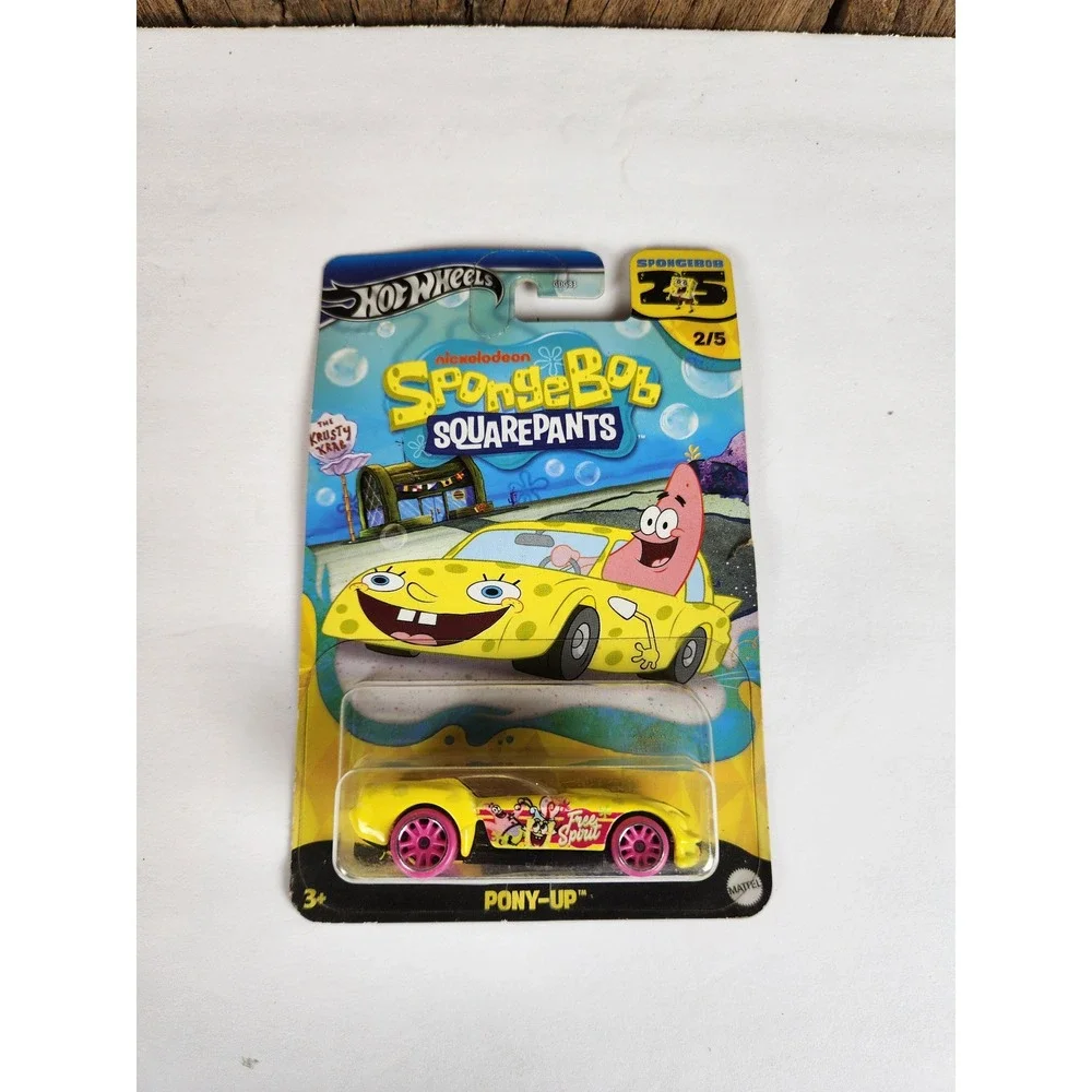 Hot Wheels SpongeBob SquarePants 25th Anniversary Set of 3 Pony-Up Second Wind